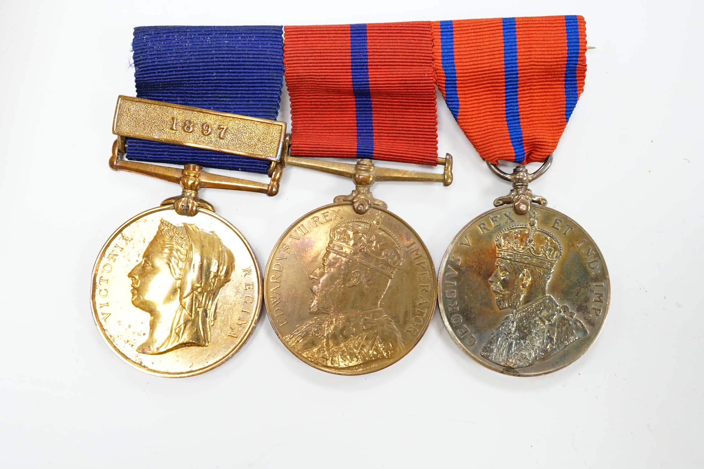 Two First World War medal groups; a group awarded to Private P.N. Lavers, City of London Yeomanry